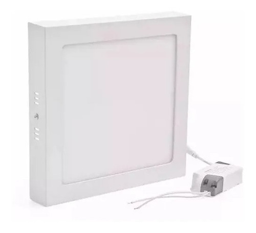 Painel Led Quadrado De Sobrepor 24w 4.100k Blumenau Cor Branco 110V/220V