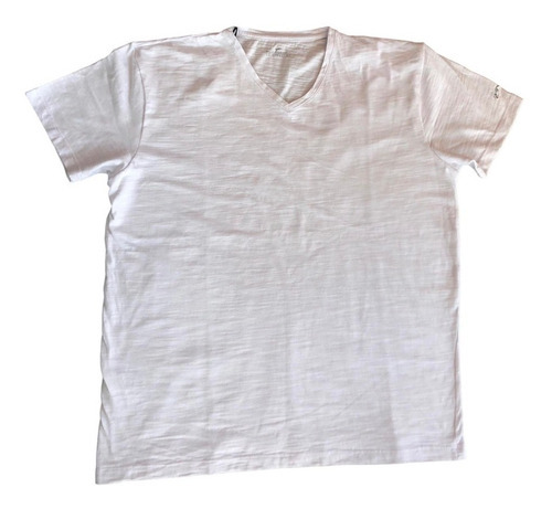 Remera Basica Silla Argentino En V Flame Blanco