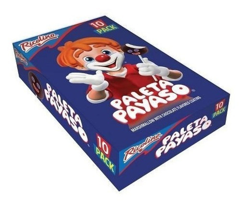 Caja Paleta Payaso Ricolino En 12 Exhibidores De 10 Piezas