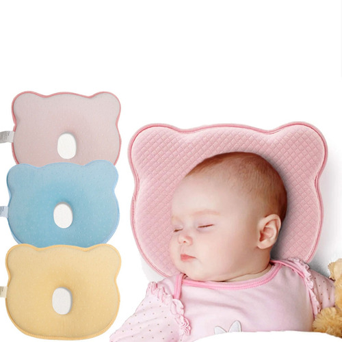 Almohada Para Bebe Memory Foam Para Prevenir Cabeza Plana