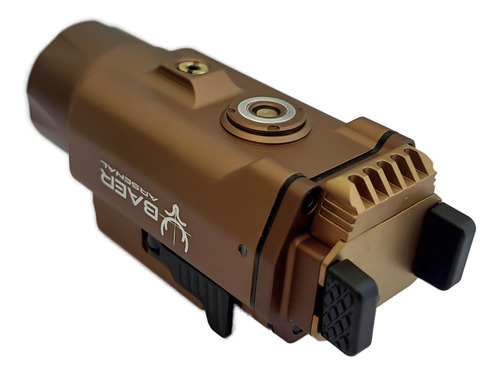 Linterna Led Para Pistola 1500lm Laser Integrado Glock Cz Verde Ral-8000