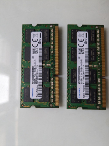 Memoria 8gb Sodimm Pc3l 12800-11-13-f3