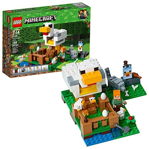 Lego Minecraft El Gallinero 21.140 Equipo Del Edificio (198