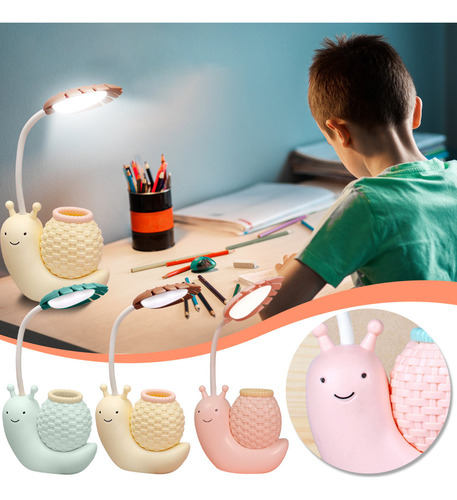 Lámpara De Escritorio Con Forma De Caracol Para Aprendizaje,