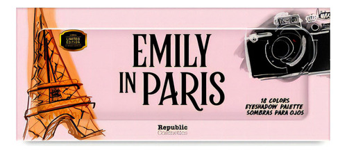 Paleta De Sombras  Un Beso  De Emily In París Republic Cosmetics