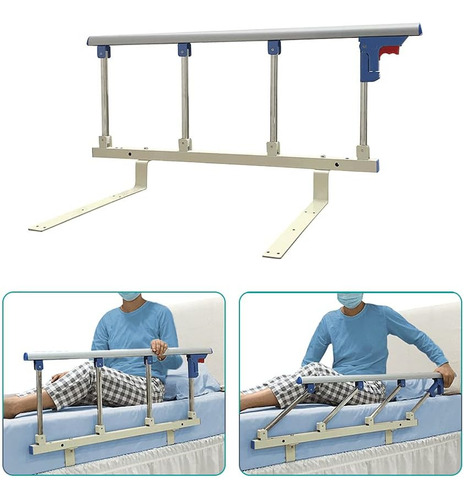 Adulto Doblar Seguridad Asistir Baranda Cama Long 93 Cm