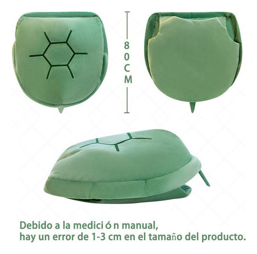 Cojín Con Forma De Concha De Tortuga Lazy Doll 80 Cm