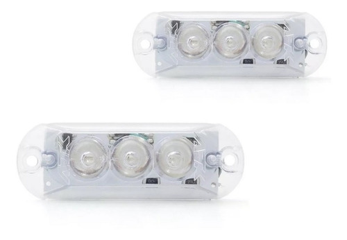 Imagem 3 de 5 de Par De Farol Strobo Rgb 9w Efeitos Ir Control Até 20 Metros