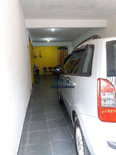 Sobrado Com 4 Quartos (01 Suíte ) 03 Ou Mais Vagas De Veículos À Venda, 180 M² Por R$ 600.000 - Parque Gerassi - Santo André/sp - So0427