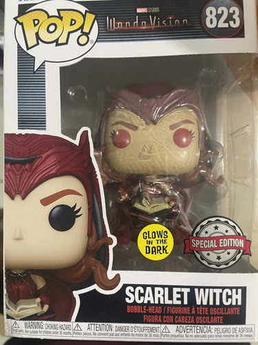 Funko Pop! Wandavision Scarlet Witch Glows In The Dark #823 (Usado)
