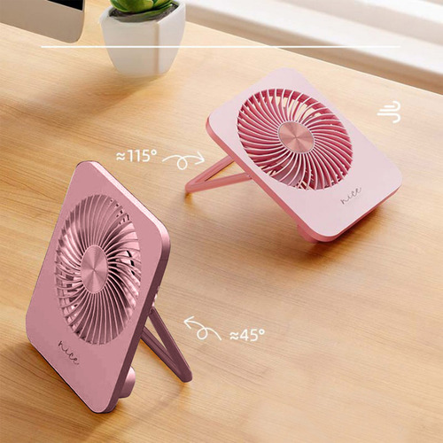 Batería De Ventilador De Escritorio Recargable De 180 Grados