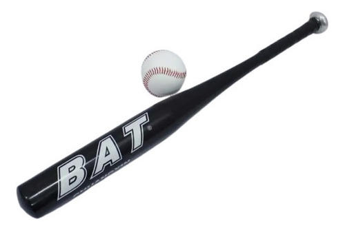 Kit De Bate Béisbol Aluminio + Pelota Bat 63.5cm