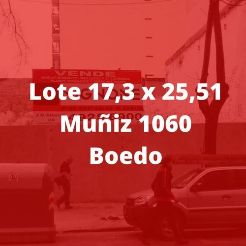 Imagen 2 de 4 de Terreno Muñiz 1060 - Boedo