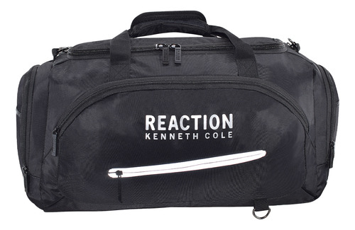 Mochila Deportiva Kenneth Cole® Reaction, Maleta Gym Viaje Color Negro Lisa