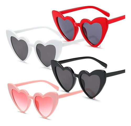 Gafas De Sol Clásico Con Forma De Corazón,protección 4