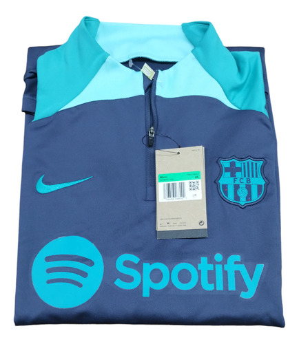 Buzo Medio Cierre Del Barcelona Nike 100% Original!!! (Usado)
