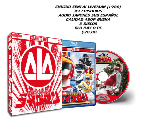 Liveman / Choujuu Sentai Liveman Serie Completa