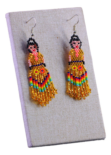 Aretes Colgante Muñequita Mexicana