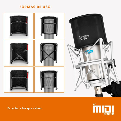 Imagen 4 de 10 de Antipop Alctron Pf06 Para Microfono Condensador
