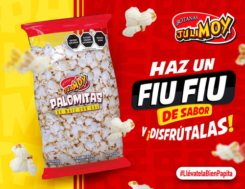 Palomitas De Maíz Con Sal, Botanas Julymoy 250 Gr