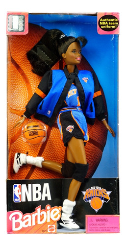 Barbie Nba New York Knicks Team & Authentic Uniform 1998 V2