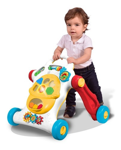 Imagen 1 de 2 de Andador Caminador Para Bebes Didactico Luces Musica Ditoys