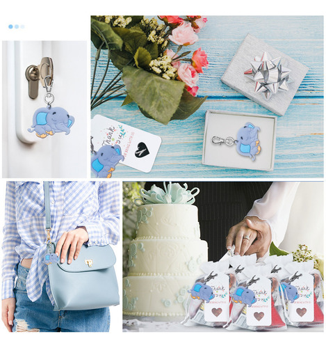 Juego De 30 Accesorios Para Baby Shower Con Temática De Elef