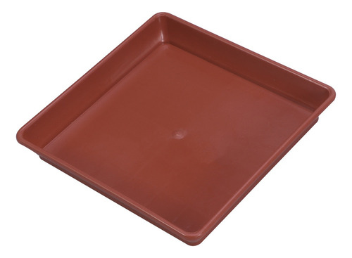 Juego De 10 Bandejas De Riego Para Macetas De Resina Roja Pa