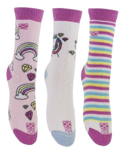 Pack Medias Largas Sox X3 Unidades Niños Sox Tripack