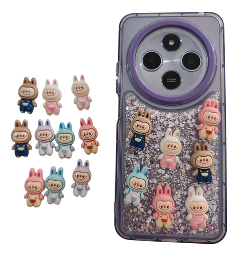 Apliques 3d Para Funda De Celular Charms Sin Resina Labubu