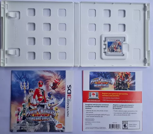 Jogo Power Rangers: Mega Force Bandai Namco Nintendo 3DS com o