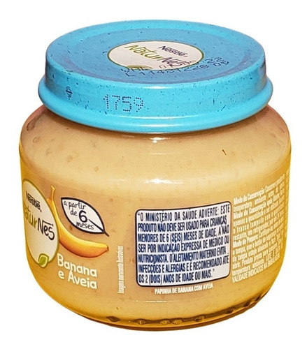 Imagem 3 de 5 de Papinhas Nestlé De Banana E Aveia Sobremesa Infantil 6º Mês+