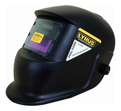 Mascara Escudo Solda Automatica Msl 3500 Completa Lynus