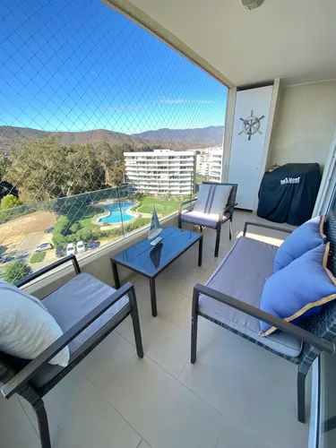 Venta - Linda Vista Panorámica Papudo Laguna Depto 2dorm-2ba