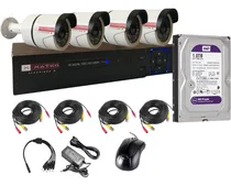 Comprar Camara Seguridad Kit 4 Fullhd 8ch Disco 1tb Matko Seguridad