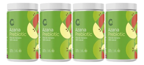 Azana Fibra De Manzana Pack 4 Cajas Digestion - Dietafitness