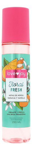 Body Mist Fragancia Floral Fresh Love Joy By Bioscents 