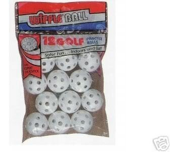 Wiffle Plastic Golf Balldz Dzn