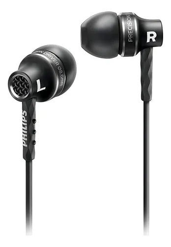 Auriculares Philips She9100 tipo She9750 She9000 She8000 Color negro