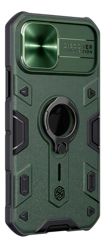 Funda Nillkin Camshield Armor para iPhone 12 Mini (5.4), color verde