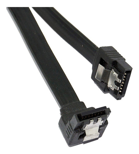 Cable Sata 3  Conector En L | 6gbps | Negro | 40cm | 