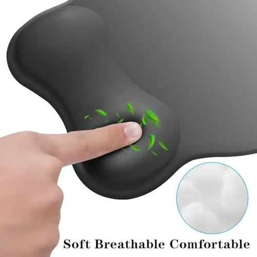 Almohadilla Ergonómica Para Ratón Keputaier - Base De Silico