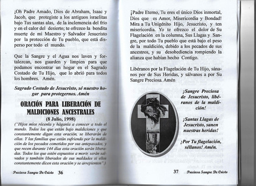 Libro Devoción A La Preciosa Sangre De Jesucristo/paq 5 Pzas