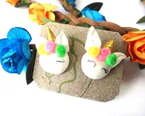 Comprar 3 Pares Zarcillos Oferta Unicornio P\u002F Niñas Regalo Cotillon 