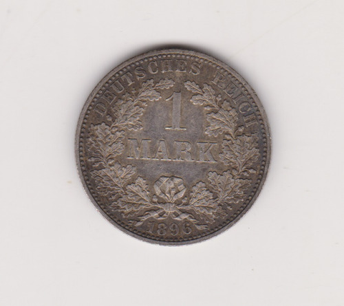 Moneda Alemania 1 Marco Año 1896 A Plata Excelente ++