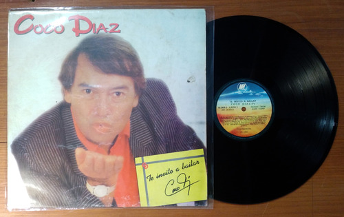 Coco Diaz Te Invito A Bailar 1990 Disco Lp Vinilo Autografo