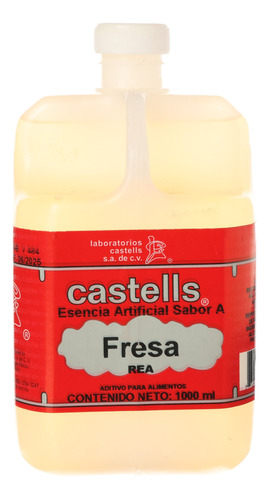 Esencia De Fresa Castells De 1000 Ml (sabor Y Aroma)