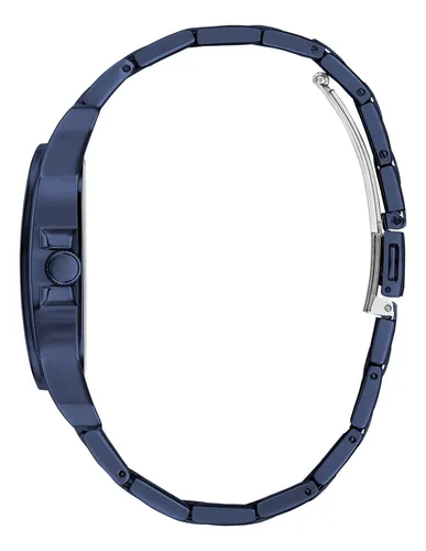 Reloj Guess Para Hombre, 42 Mm, Correa Azul, Esfera Azul, Ac