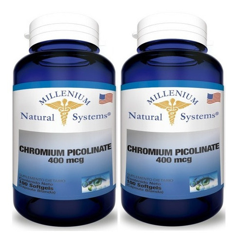 X2 Chromium Picolinate 400 Mcg - Unidad a $720