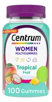 Comprar Centrum 100 Gomitas Multivitamínicas Para Mujer, Hechas De Sabores Naturales, Suministro Para 50 Días